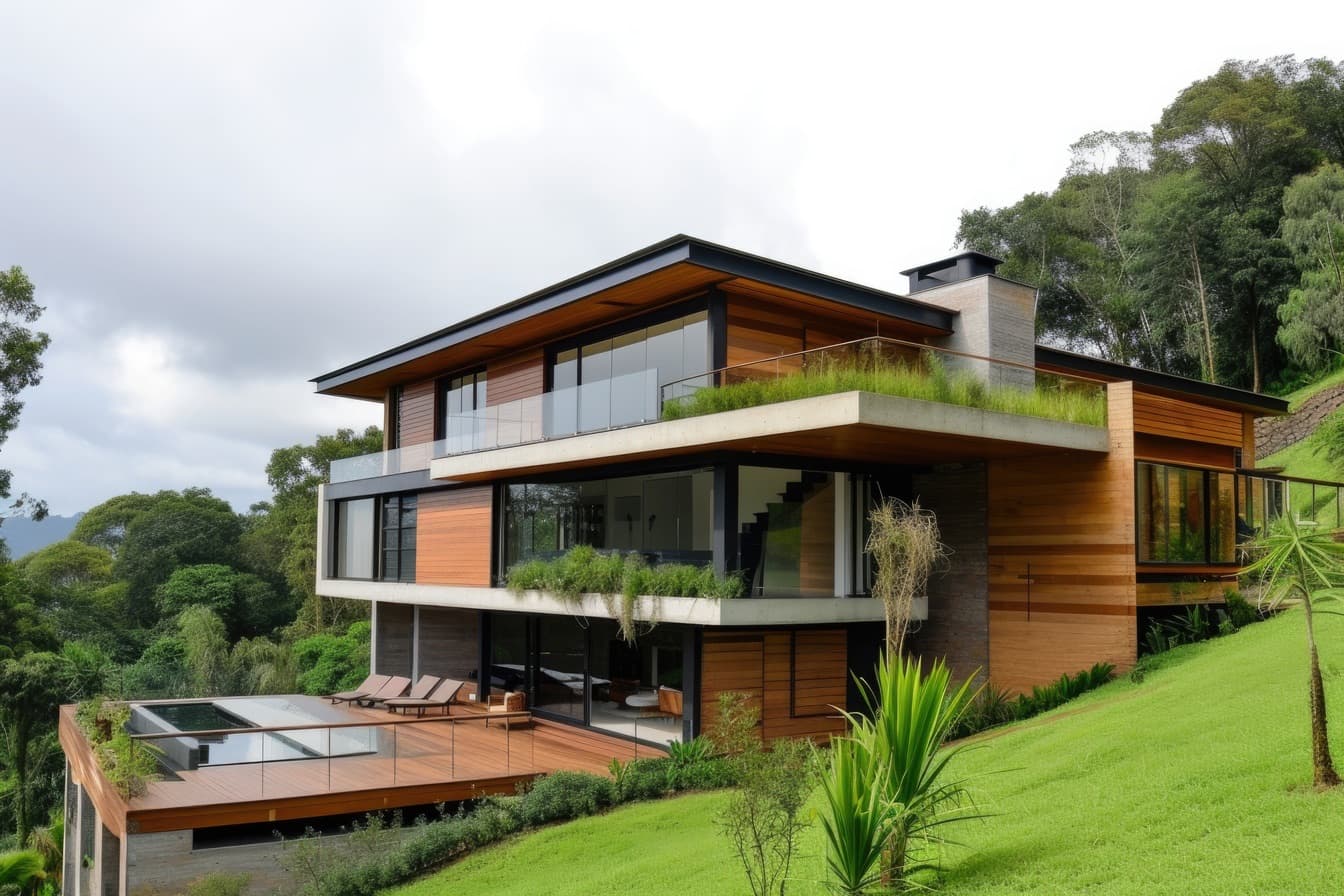 Private Pool Villa dengan View Sawah & Hutan Tropis